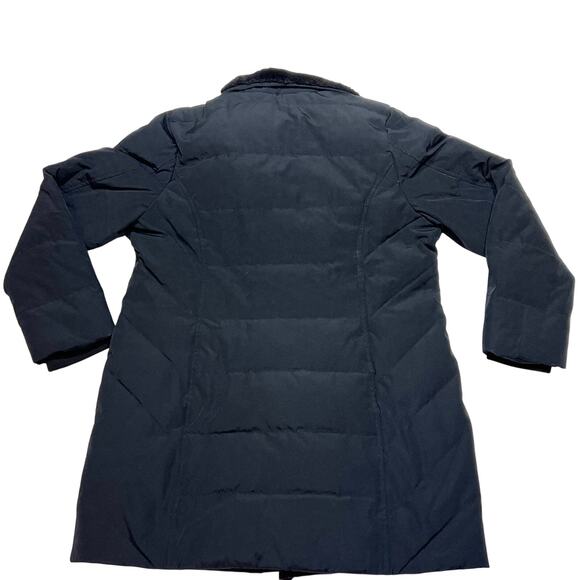 Arctic Expedition Down Black Parka Coat Women Large Designed in Canada - Picture 2 of 10